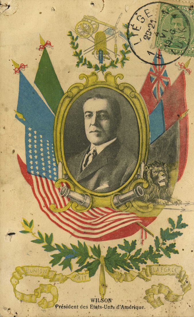 Woodrow Wilson (1856-1924), président des États-Unis de 1913 à 1921